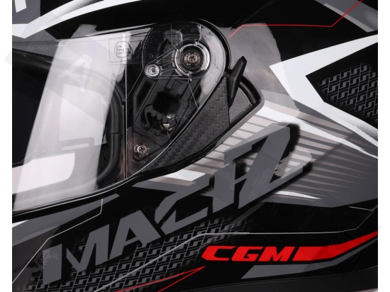 Helmet Full Face CGM 316G Mach 2 Black (double visor)